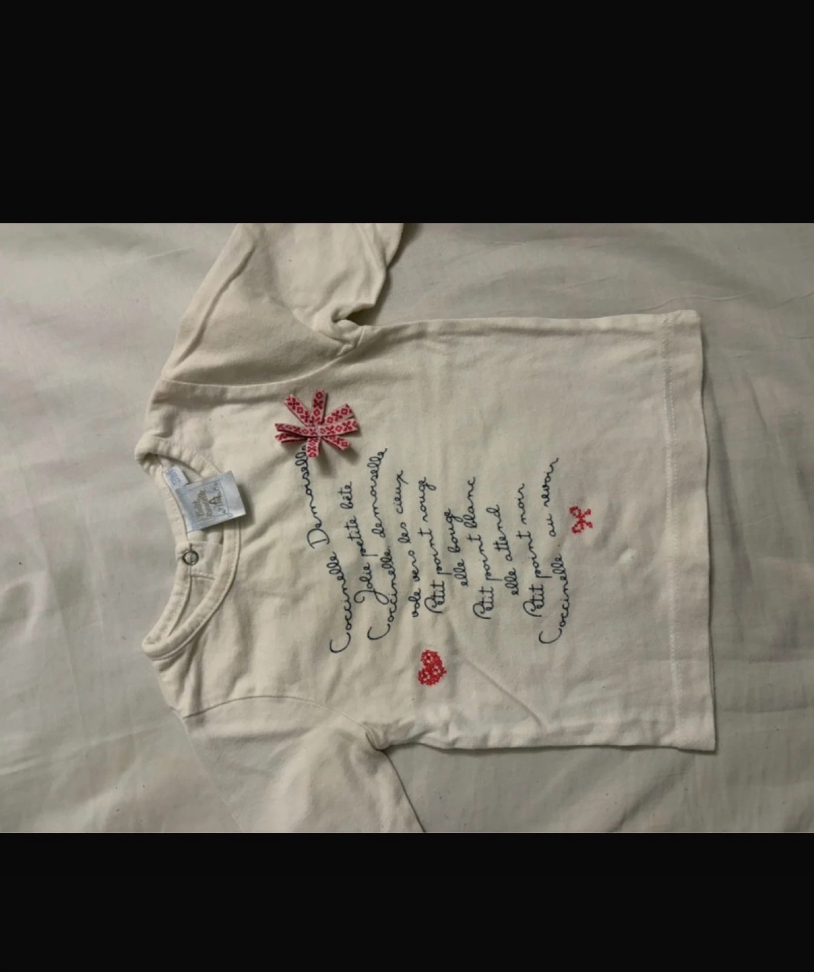 Lot of 2 baby girl long-sleeve t-shirts 3 months - Tape à l'œil – photo 2
